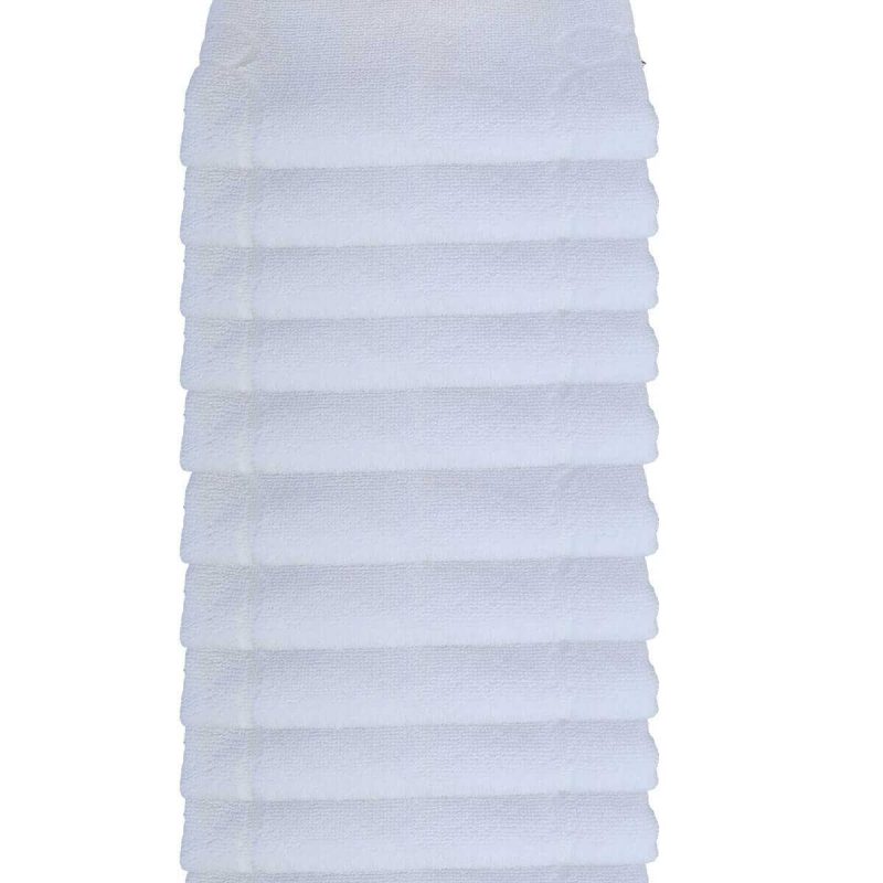 12 li Ayak İzli Banyo Paspas 100 Pamuklu Ayak Havlusu