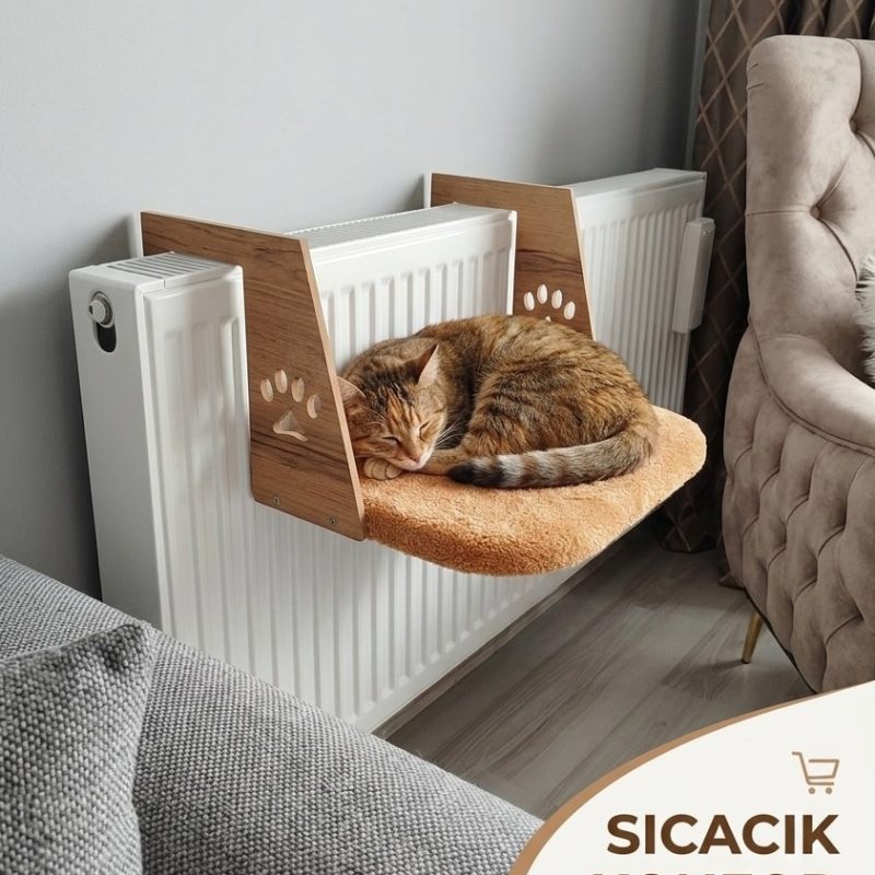 Kedi Yatağı Kedi cam ve Kalorifer Askılı Yatak