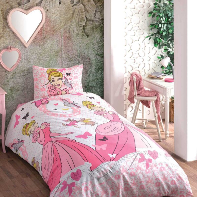 Mira Home Tek Kişilik Genç Kız Çocuk Nevresim Takımı Prenses