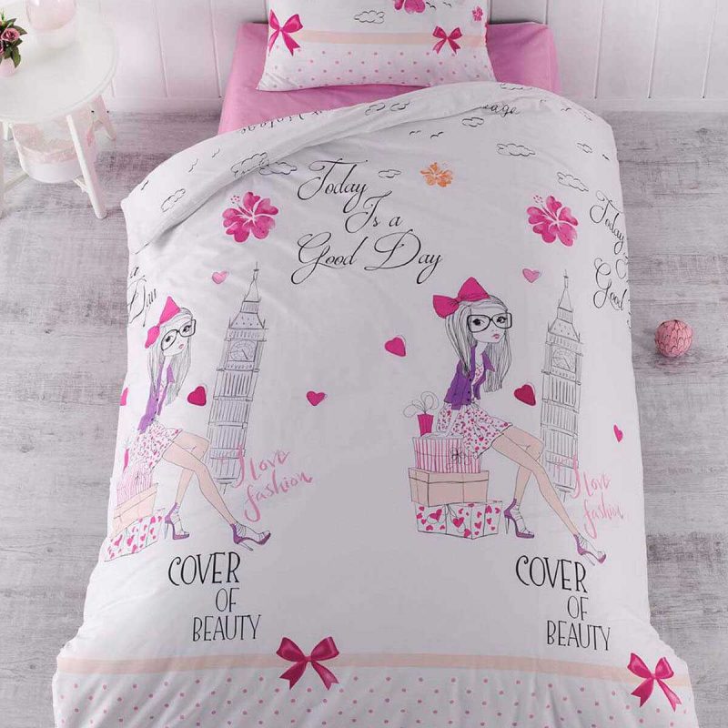 Mira Home Tek Kişilik Genç Kız Çocuk Nevresim Takımı Good Day