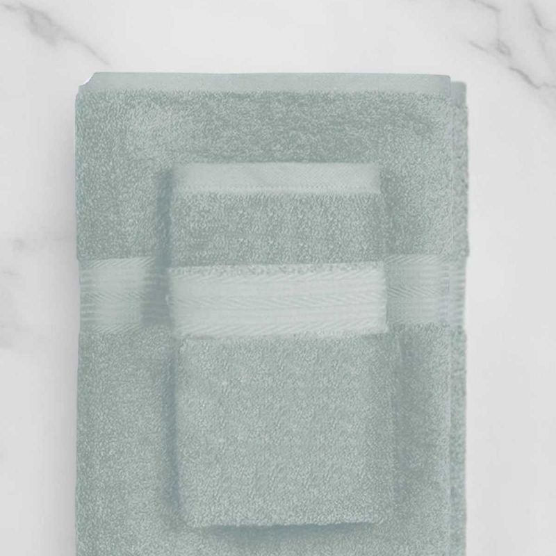 2 Parça Battal Lüks Premium Banyo Spa Havlu Takımı 90x170 Cm Açık Gri