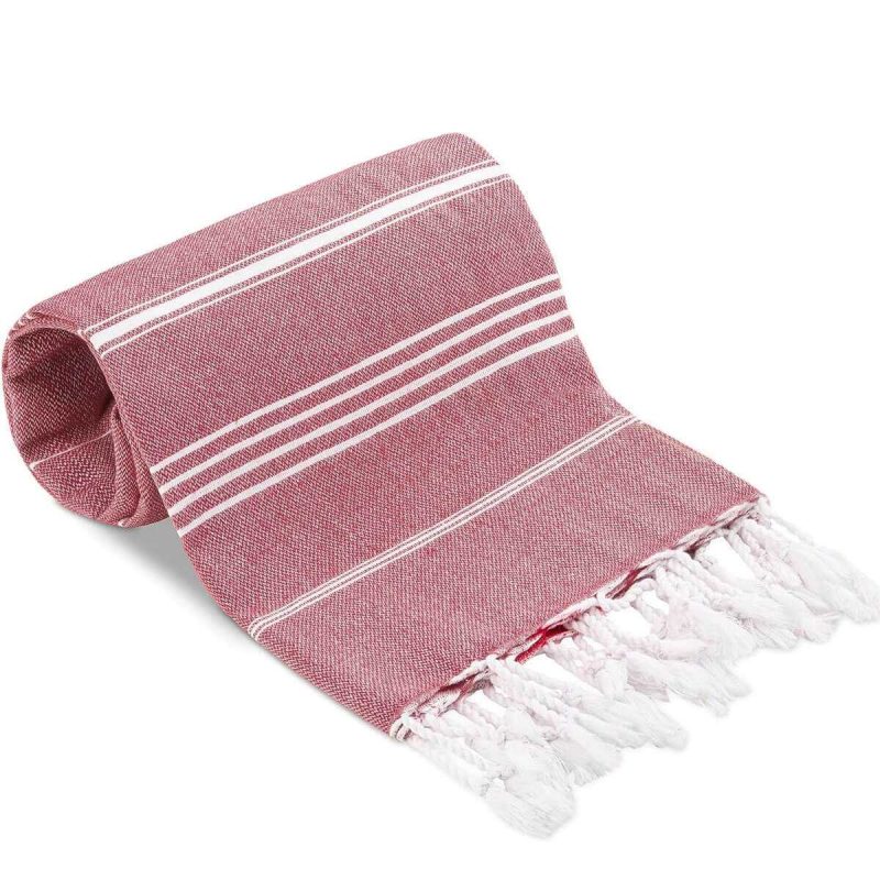 Summer Wind Soft %100 Pamuk Peştemal 100x180 cm Bordo