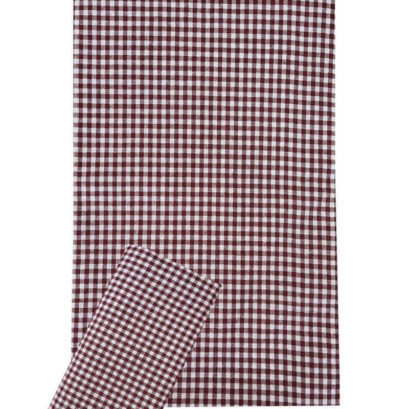 Zefir Desen Sofra Bezi Masa Örtüsü 170 x 170 Cm Bordo