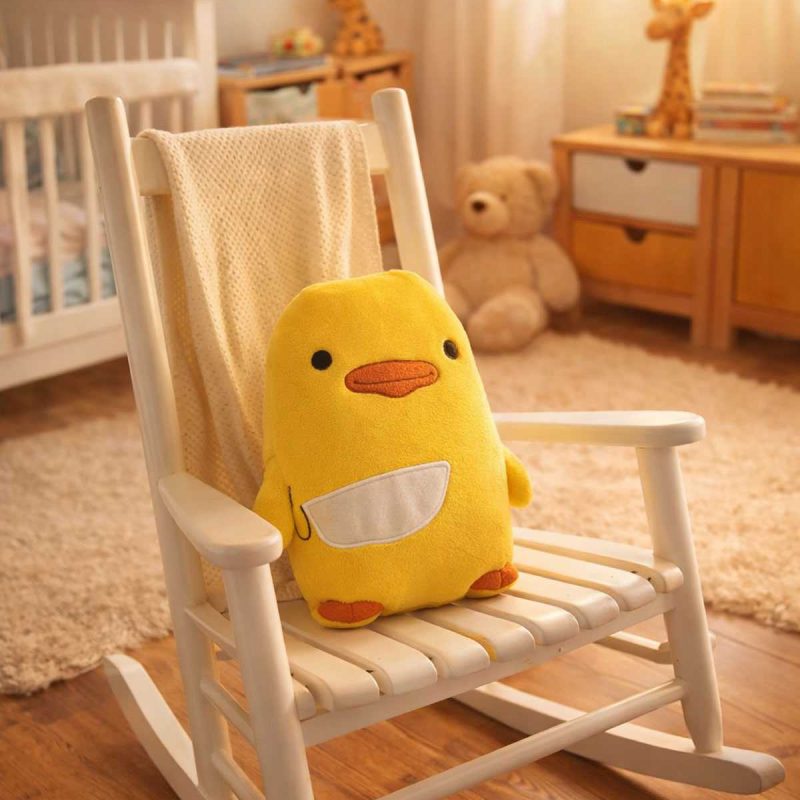 Civciv Figürlü Dekoratif Çocuk Odası Yastığı  25x30 cm