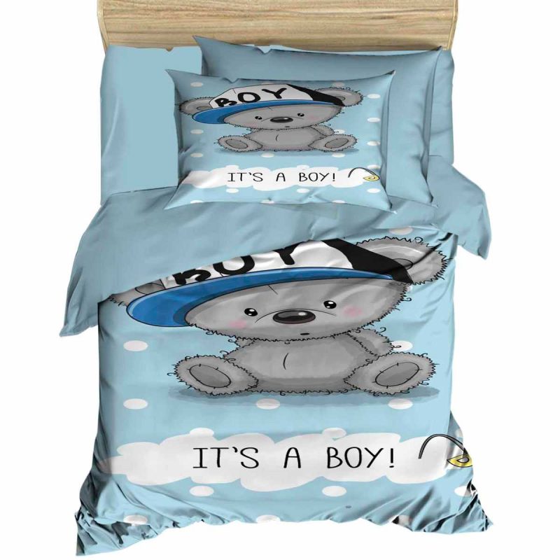 Yenidoğan Erkek Bebek Nevresim Takımı %100 Pamuklu İts A Boy