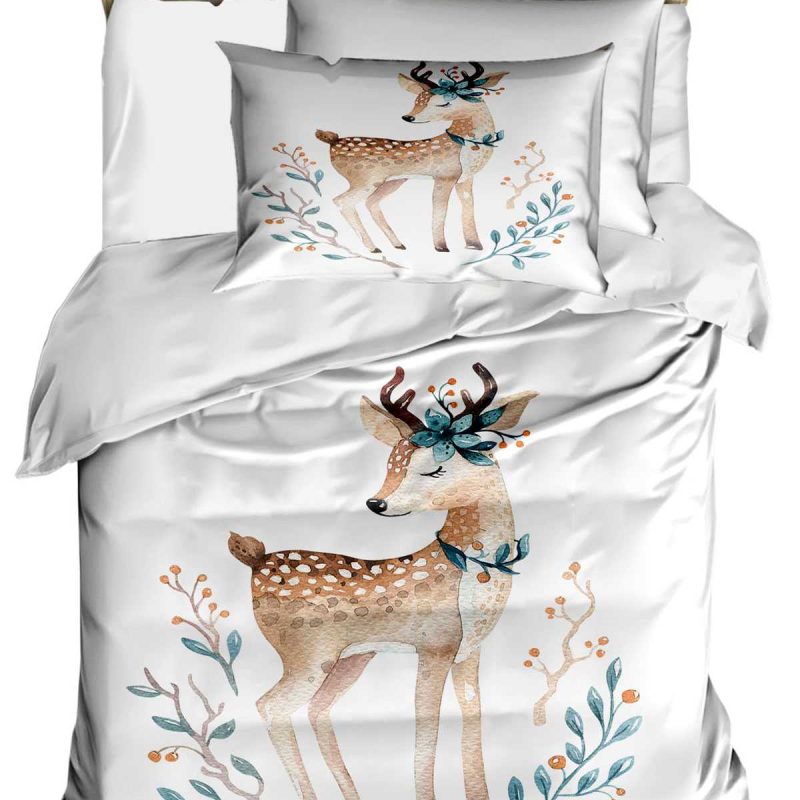 Yenidoğan Kız Bebek Nevresim Takımı %100 Pamuklu Ahu