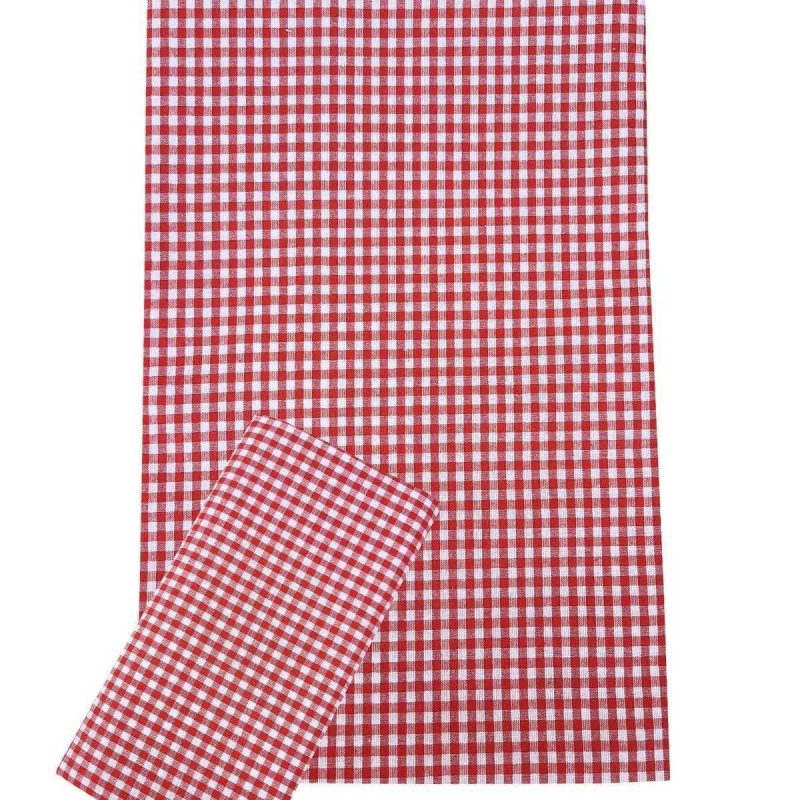 Zefir Desen Sofra Bezi Masa Örtüsü 170 x 170 Cm Kırmızı