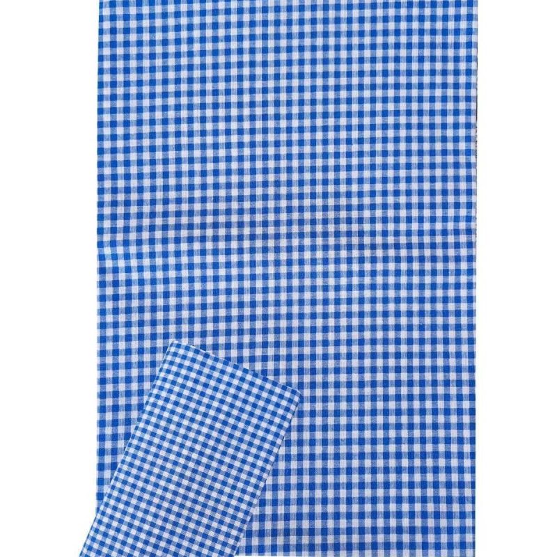 Zefir Desen Sofra Bezi Masa Örtüsü 170 x 170 Cm Mavi