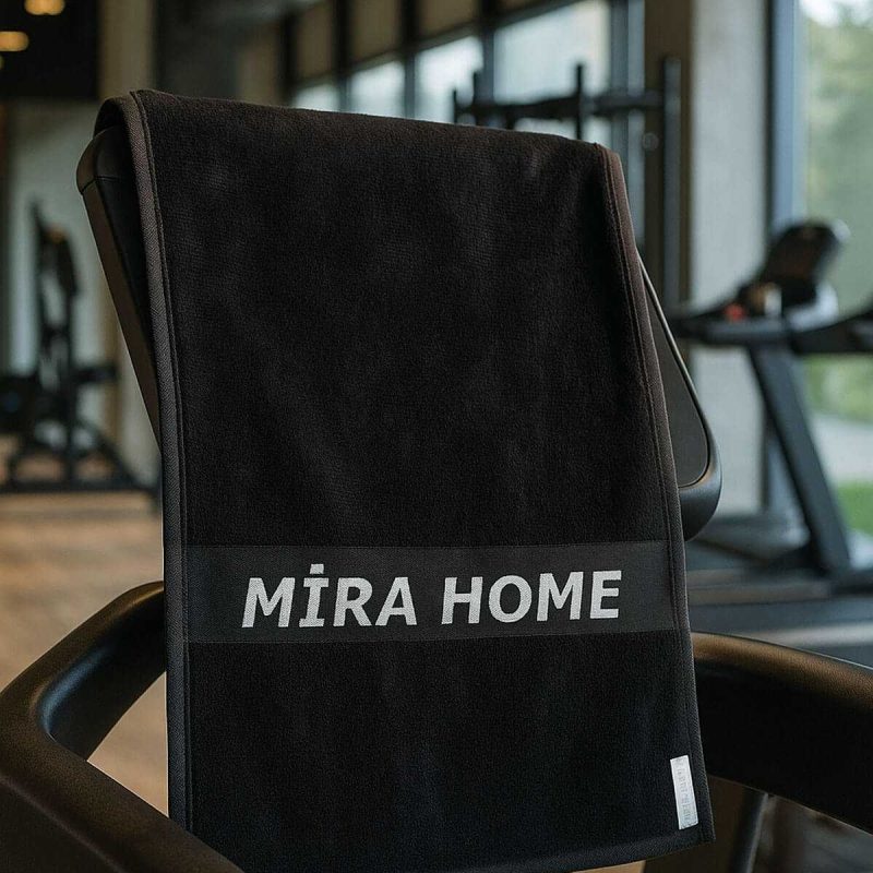 Mira Home Spor Havlusu Fitness Yumuşak Sporcu Havlu 100 Pamuklu 30x100 Cm
