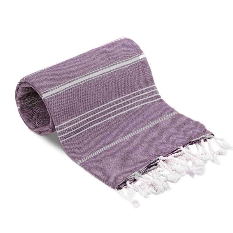Summer Wind Soft %100 Pamuk Peştemal 100x180 cm Mor