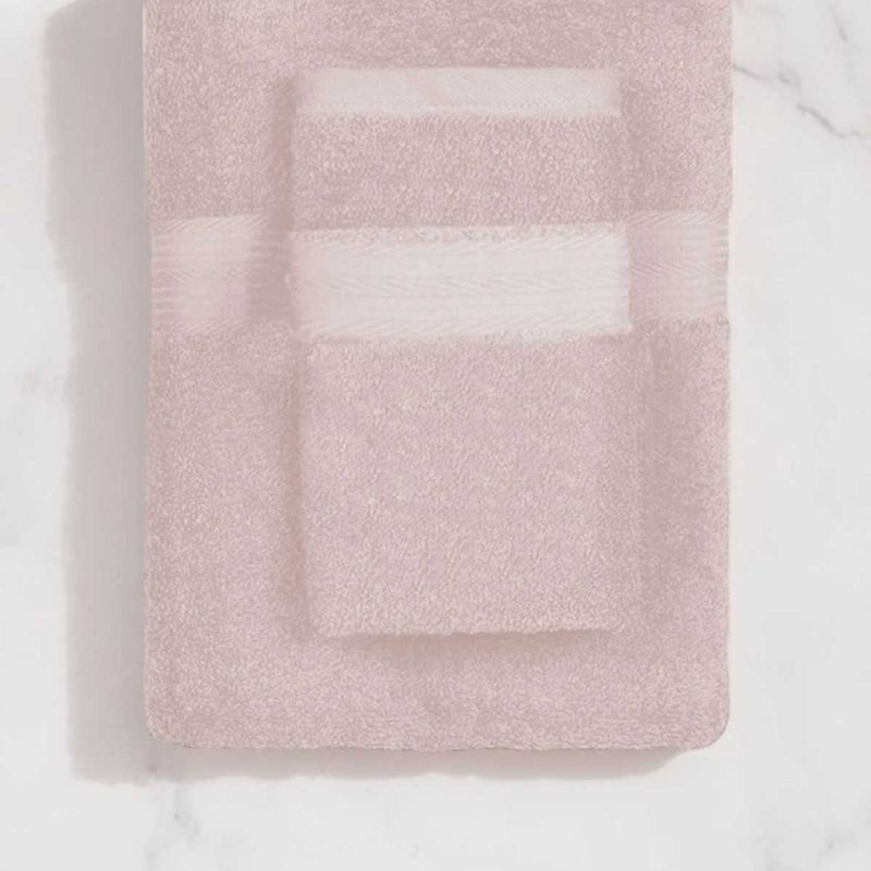 2 Parça Battal Lüks Premium Banyo Spa Havlu Takımı 90x170 Cm Pudra