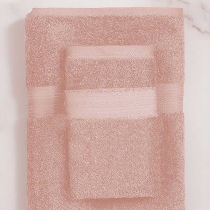 2 Parça Battal Lüks Premium Banyo Spa Havlu Takımı 90x170 Cm Somon