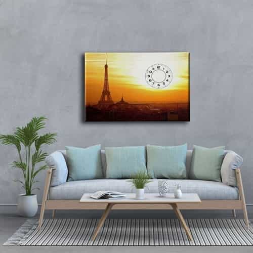 Paris Saatli Tablo - Görsel 3