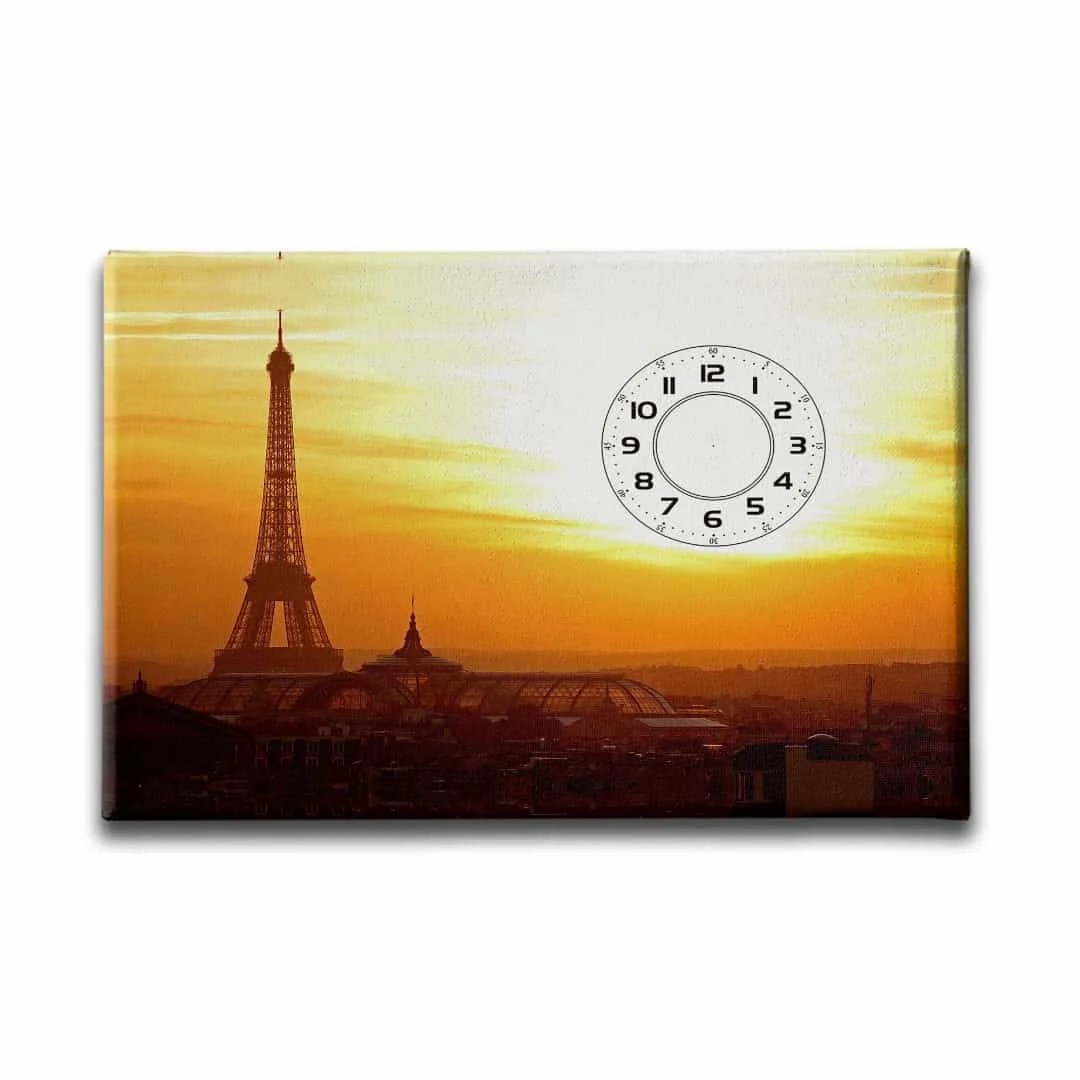Paris Saatli Tablo